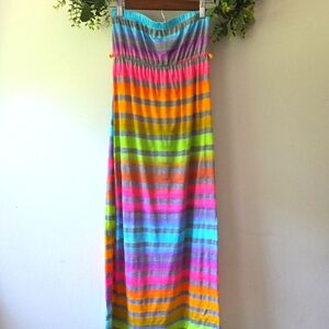 Vibrant Multicolor Maxi Skirt